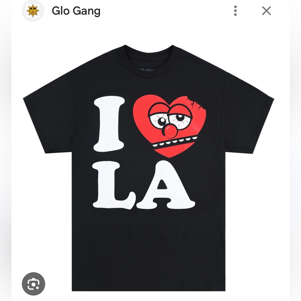 Glo Gang I Glo LA Tee Black Size M
